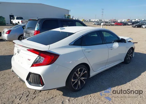 2018 Honda Civic Si z USA, uszkodzony, nr VIN 2HGFC1E58JH705851